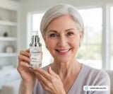 Verified Illumina Rewind customer holding serum bottle